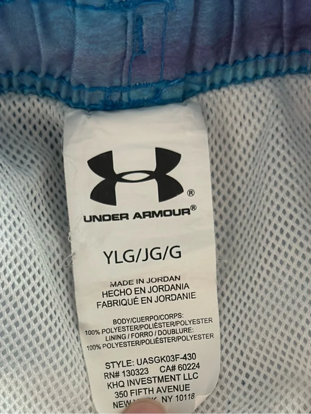 Under Armour lightweight swim